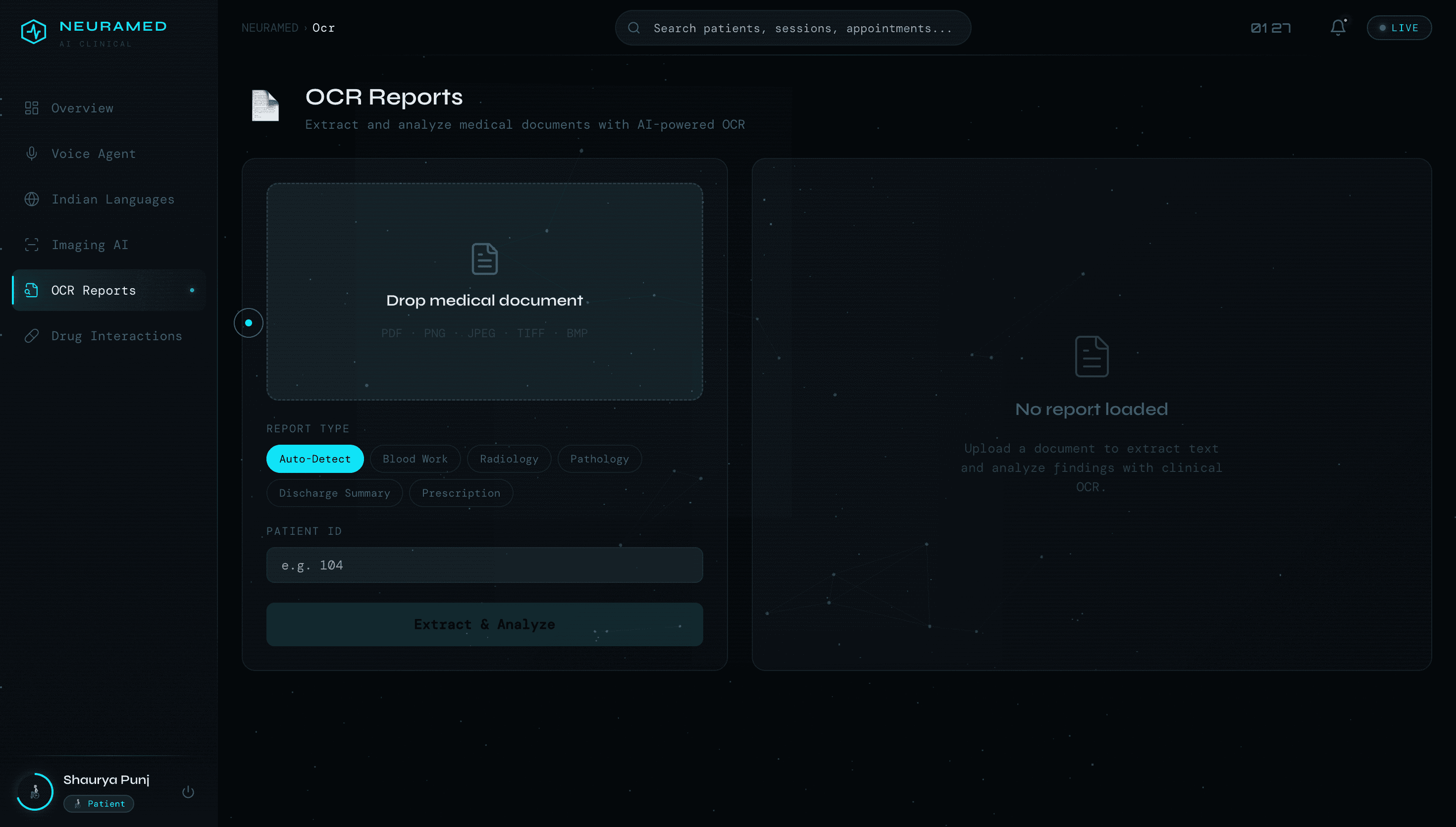 OCR Reports - AI-Powered Medical Document Analysis